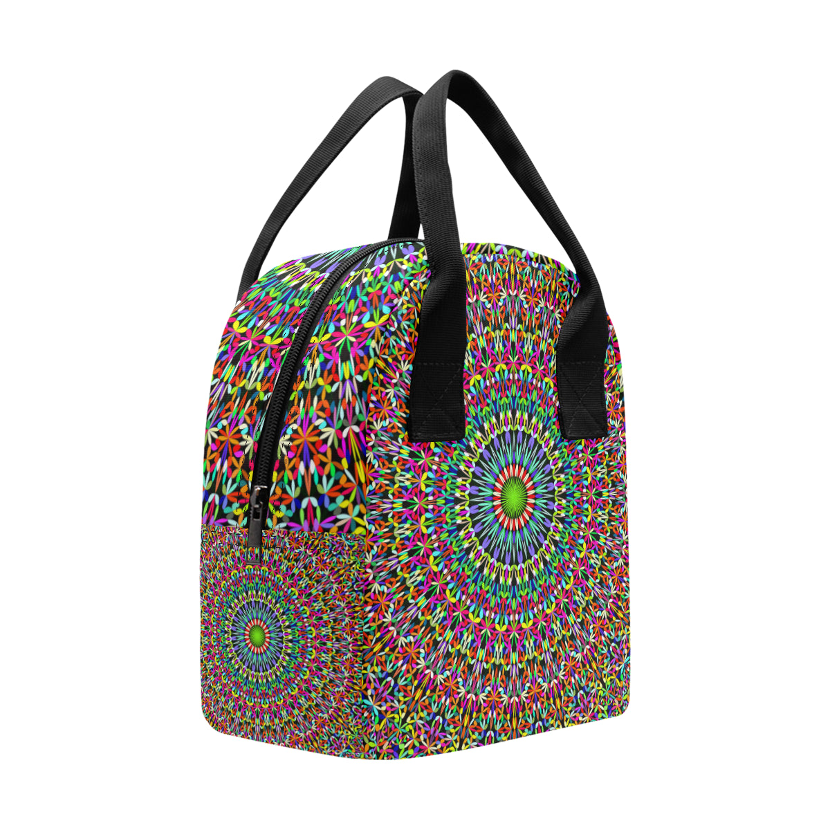 Bohemian Colorful Style Print Insulated Lunch Bag