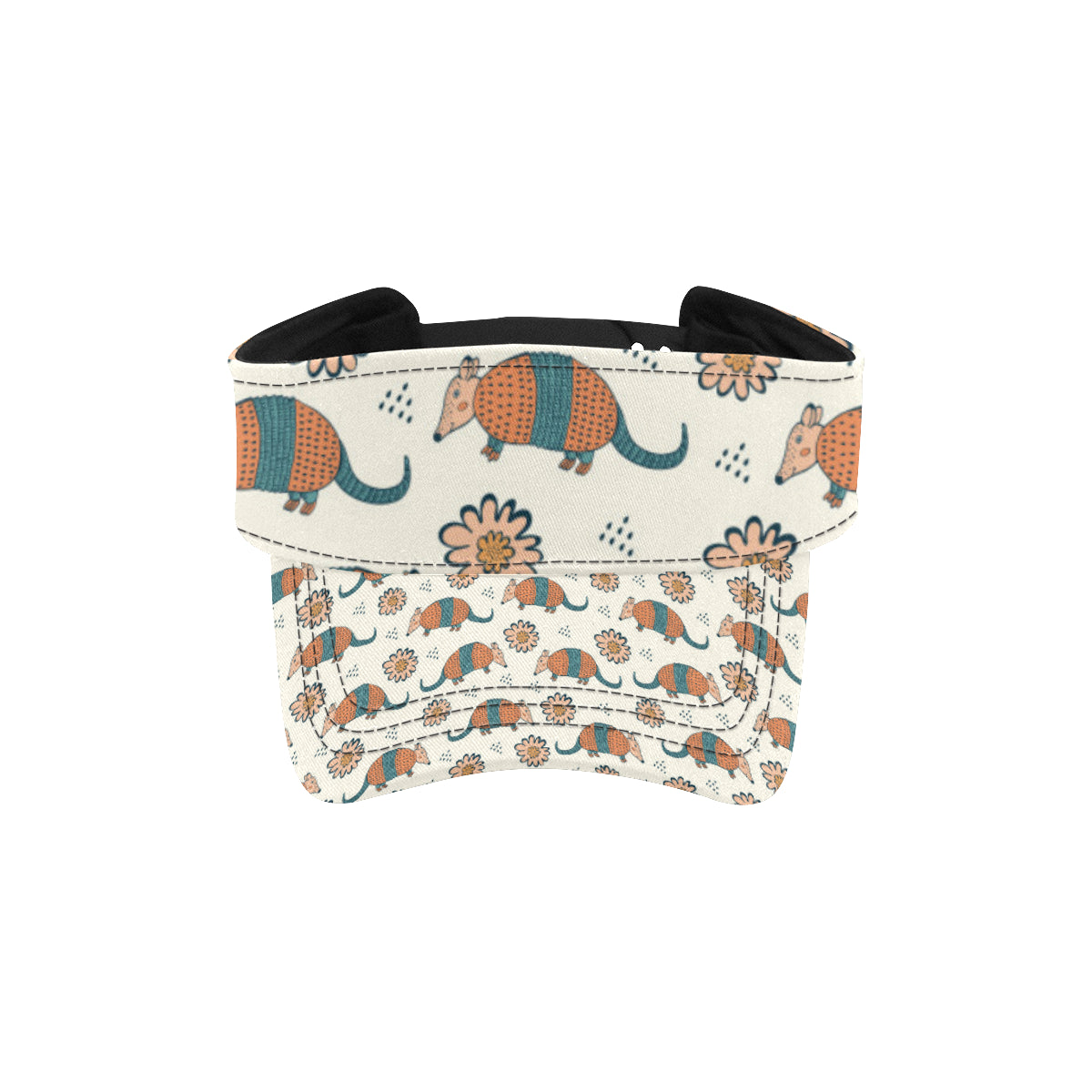 Armadillo Pattern Print Design 02 Unisex Sun Visor