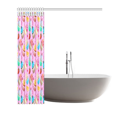 Cupcake Pattern Print Design CP05 Shower Curtain