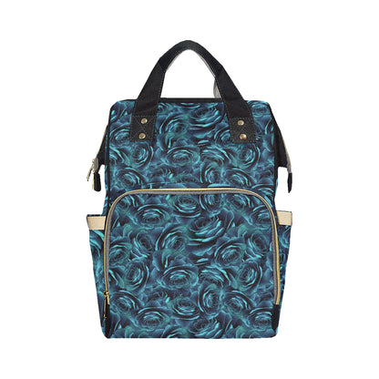 Camellia Pattern Print Design CM04 Diaper Bag Backpack