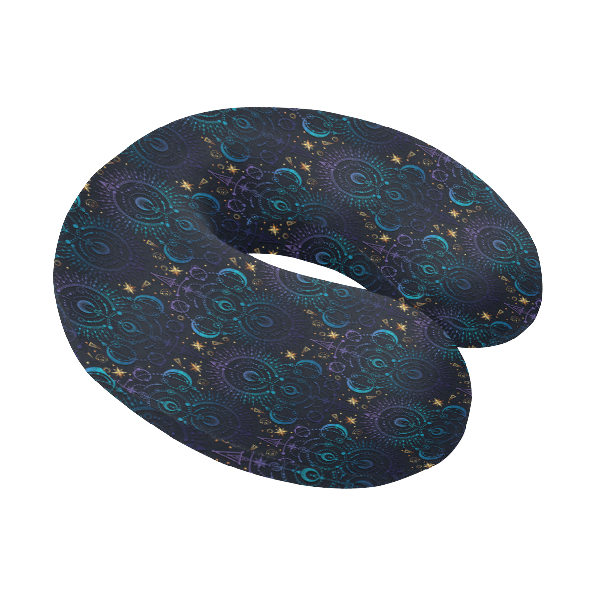 Celestial Pattern Print Design 06 U-Shaped Travel Neck Pillow