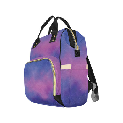 Nebula Pattern Print Design A05 Diaper Bag Backpack