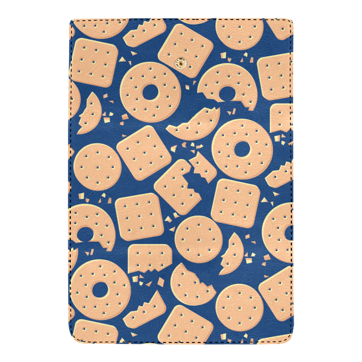 Cracker Pattern Print Design 03 Women's Trifold Wallet