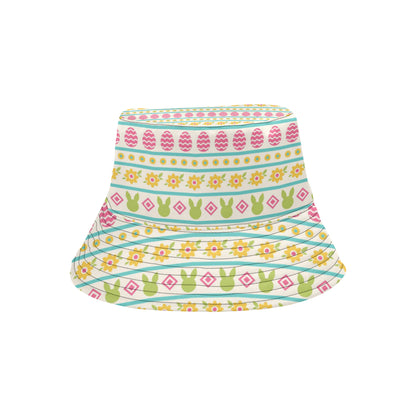Easter Eggs Pattern Print Design RB016 Unisex Bucket Hat