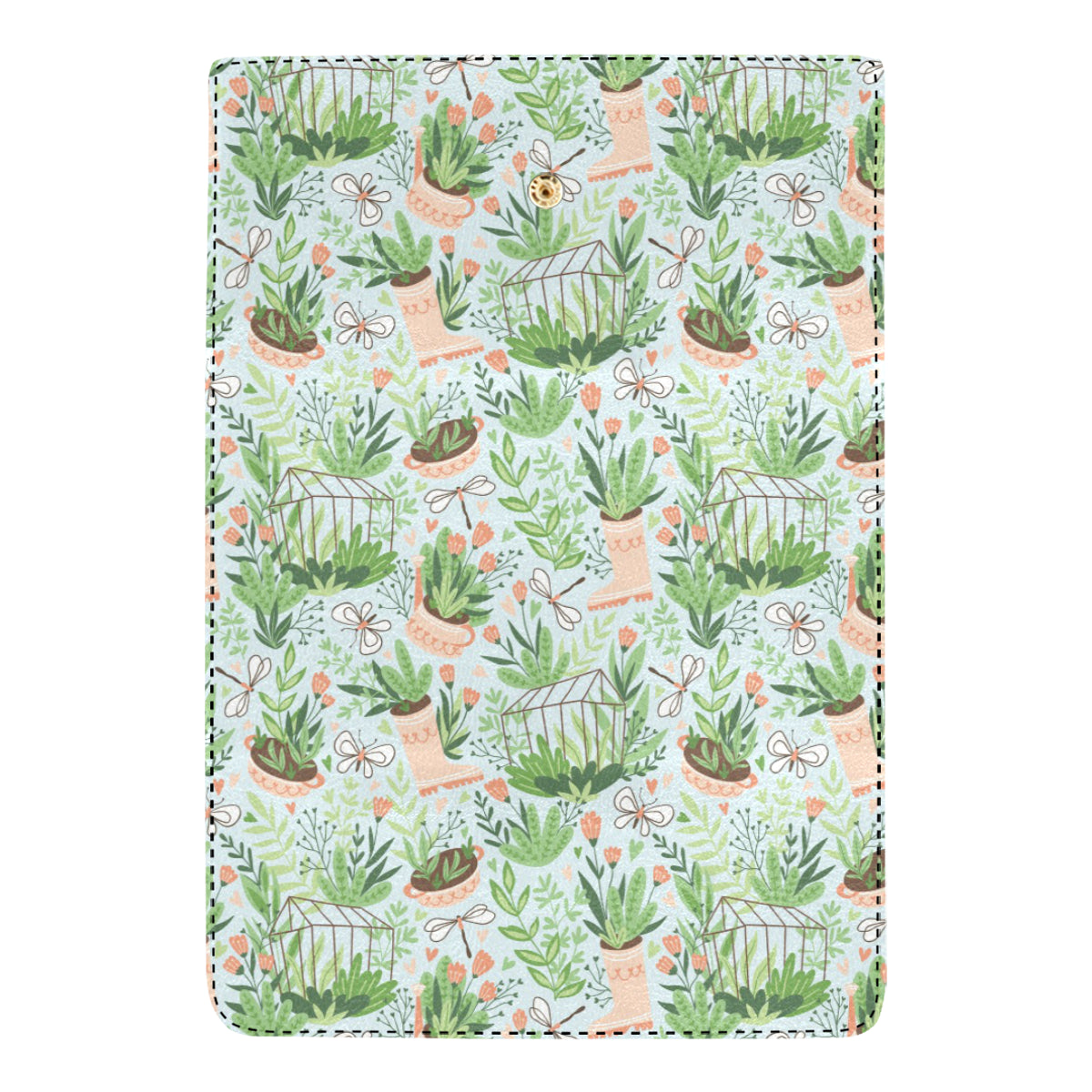 Gardening Pattern Print Design G04 Women's Trifold Wallet
