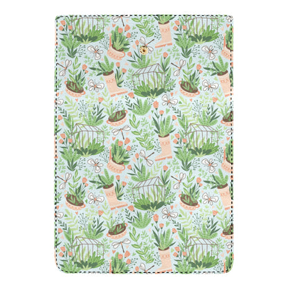 Gardening Pattern Print Design G04 Women's Trifold Wallet
