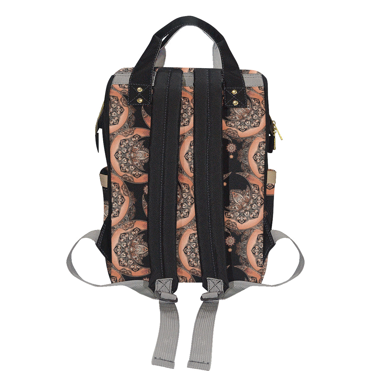 Sun Moon Mandala Diaper Bag Backpack