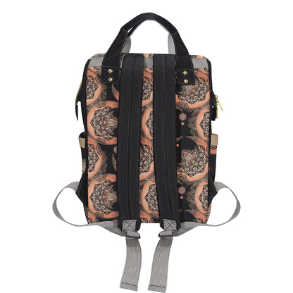 Sun Moon Mandala Diaper Bag Backpack