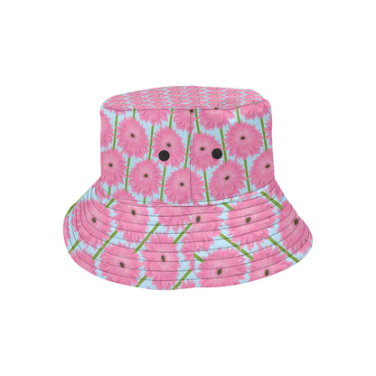 Gerberas Pattern Print Design GB01 Unisex Bucket Hat