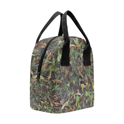 Camouflage Realistic Tree Print Insulated Lunch Bag