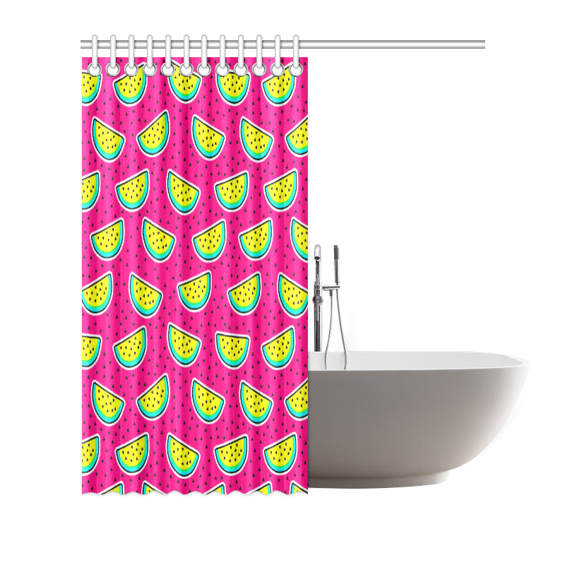 Watermelon Pattern Print Design WM04 Shower Curtain