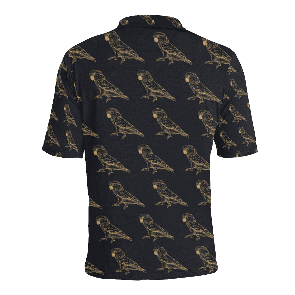 Parakeet Pattern Print Design A04 Men Polo Shirt