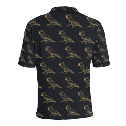 Parakeet Pattern Print Design A04 Men Polo Shirt