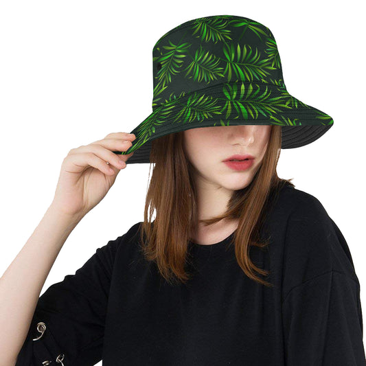 Rainforest Pattern Print Design RF03 Unisex Bucket Hat