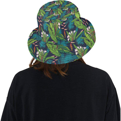 Rainforest Pattern Print Design RF01 Unisex Bucket Hat