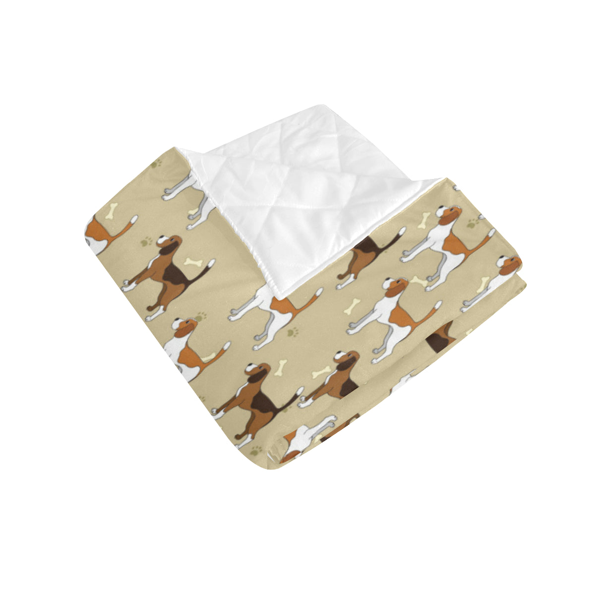 Beagle Pattern Print Design 01 Premium Quilt