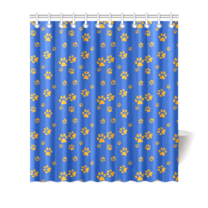 Paw Pattern Print Design A03 Shower Curtain