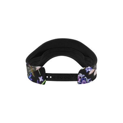 Lavender Dragonfly Pattern Print Design LV03 Unisex Sun Visor