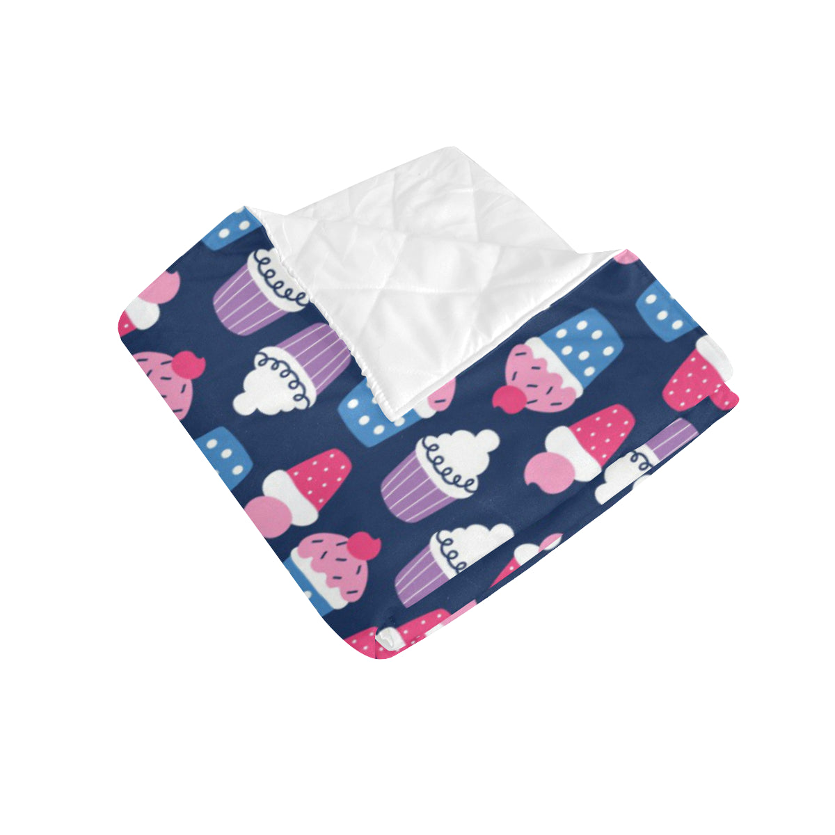 Cupcake Pattern Print Design CP04 Premium Quilt