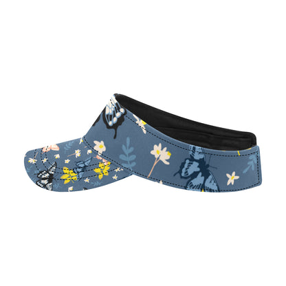 Monarch Butterfly Pattern Print Design 02 Unisex Sun Visor