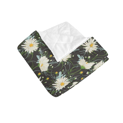Daisy Pattern Print Design DS08 Premium Quilt