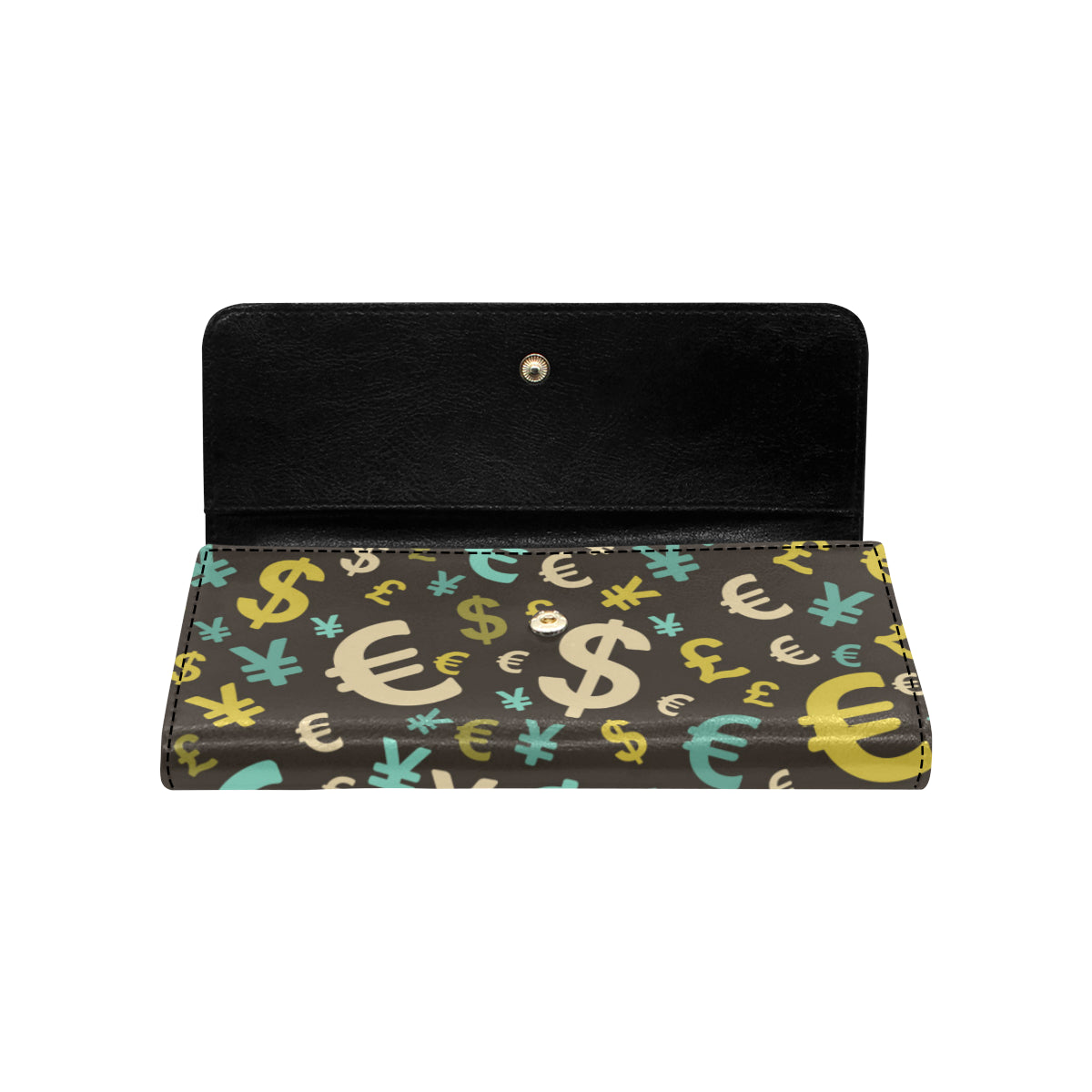 Money Pattern Print Design 01 Women's Trifold Wallet