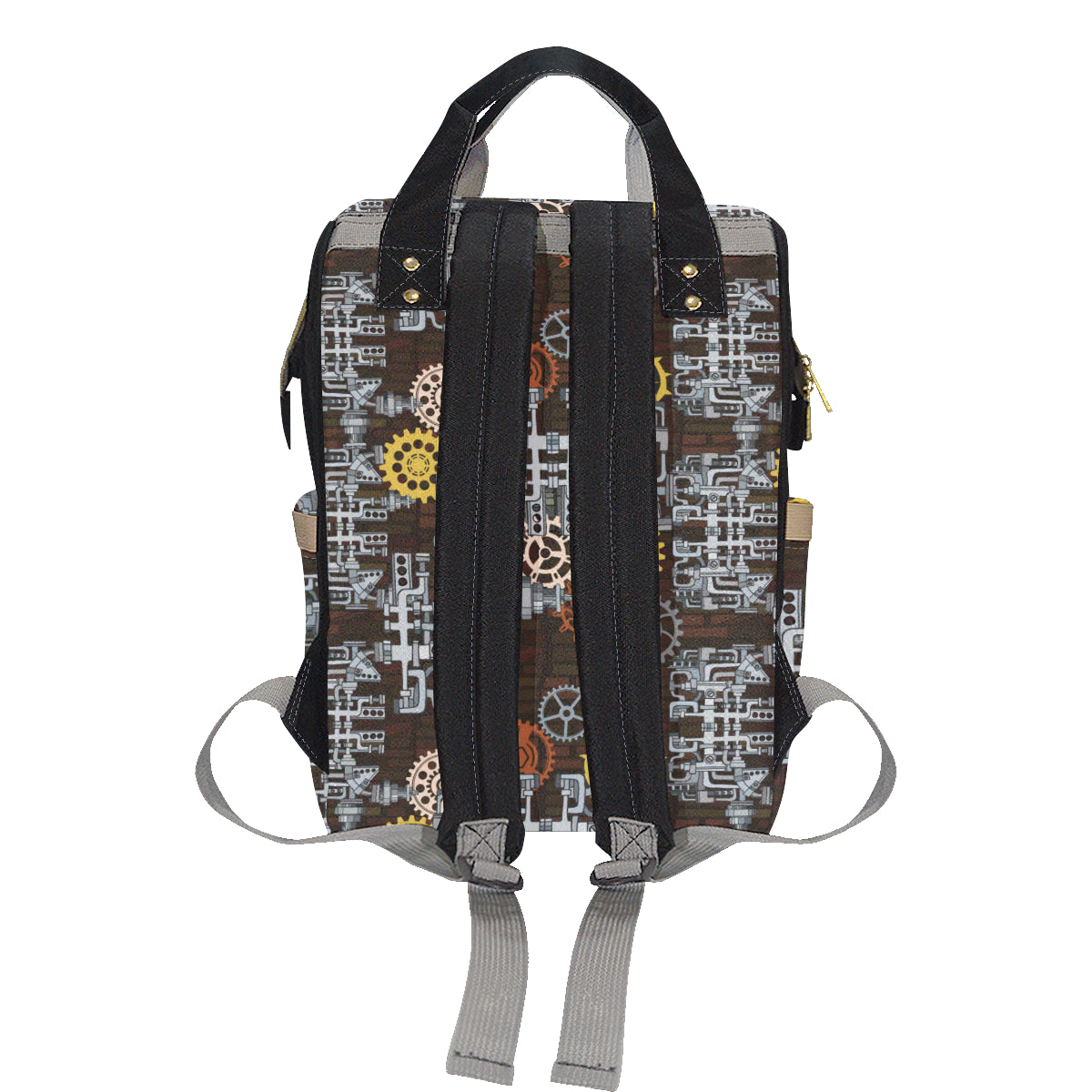 Mechanic Pattern Print Design 04 Diaper Bag Backpack