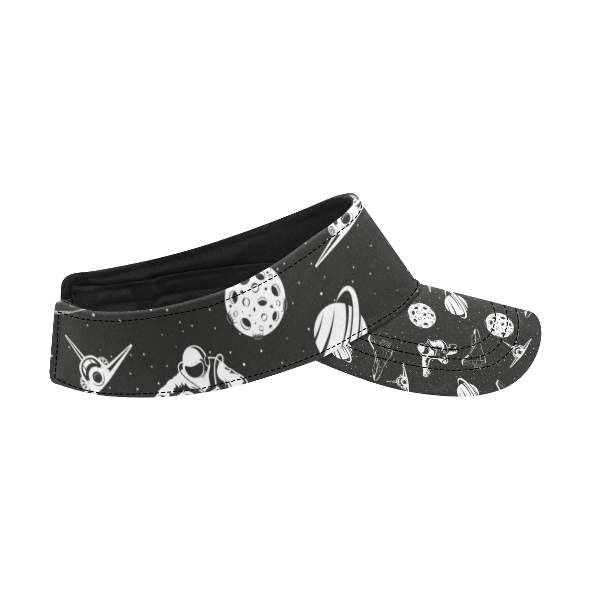 Space Astronauts Print Unisex Sun Visor