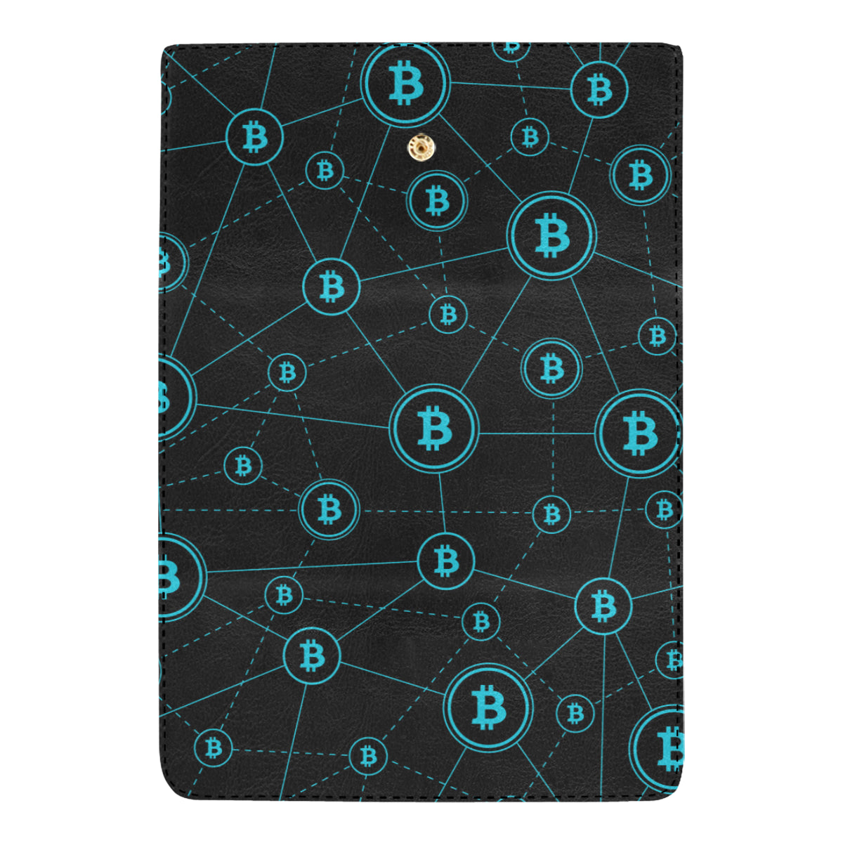 Cryptocurrency Pattern Print Design 01 Women's Trifold Wallet