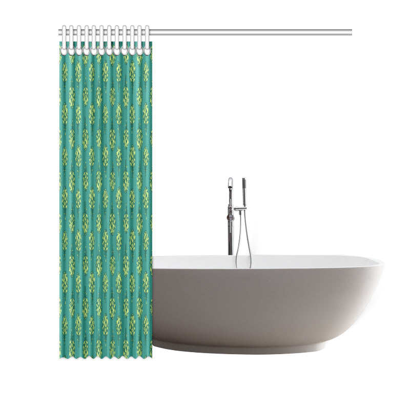 Artichoke Pattern Print Design 04 Shower Curtain