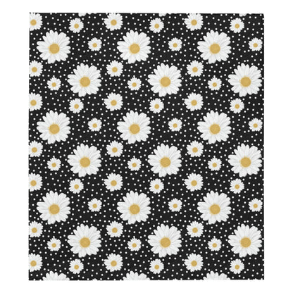 Daisy Pattern Print Design DS02 Premium Quilt