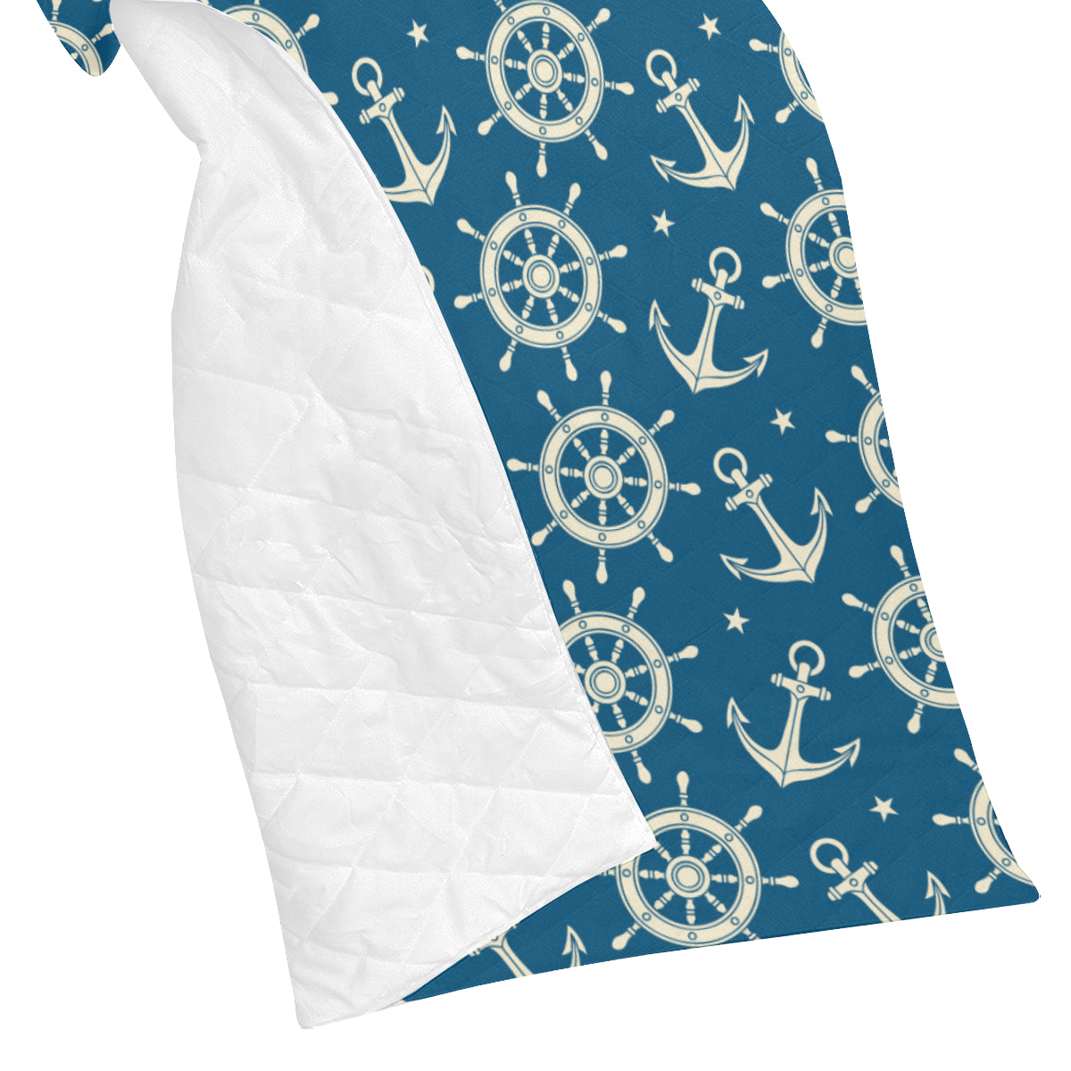 Anchor Pattern Print Design 01 Premium Quilt
