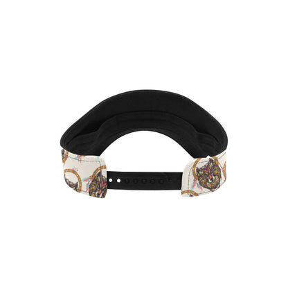 Wolf Tribal Dream Catcher Design Print Unisex Sun Visor