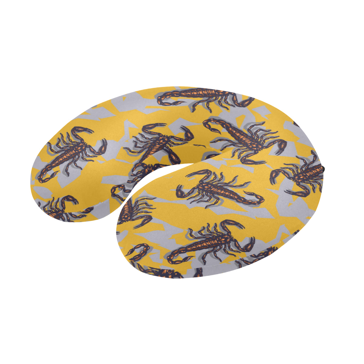 Scorpion Pattern Print Design 01 U-Shaped Travel Neck Pillow