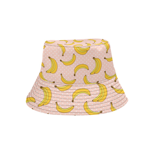 Banana Pattern Print Design BA06 Unisex Bucket Hat