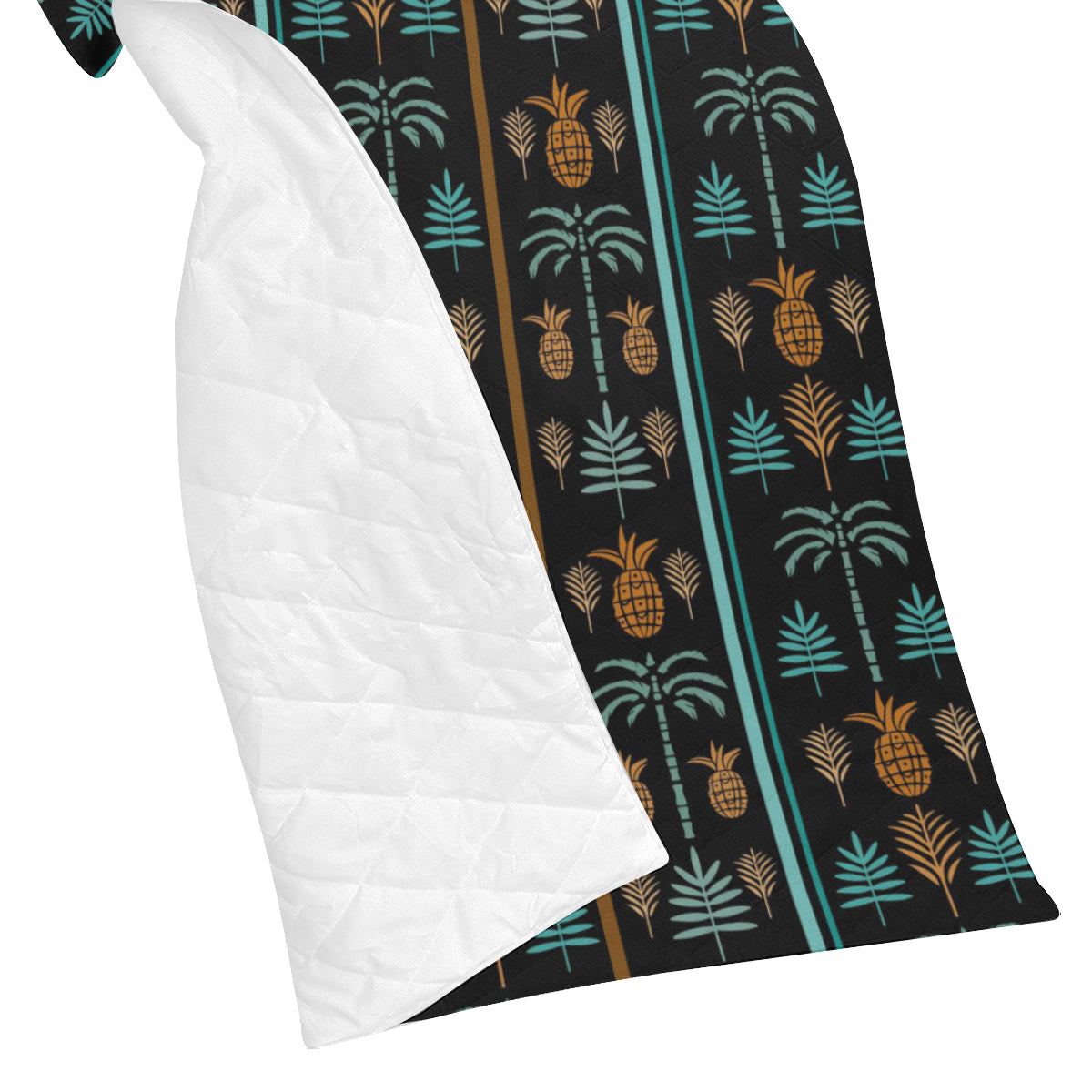 Hawaiian Themed Pattern Print Design H023 Premium Quilt