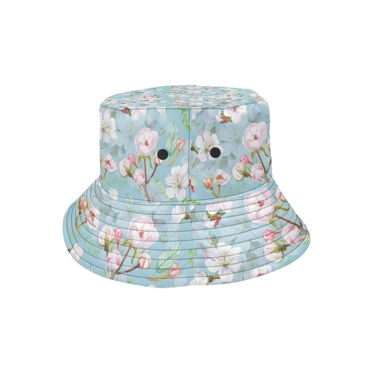 Apple blossom Pattern Print Design AB06 Unisex Bucket Hat