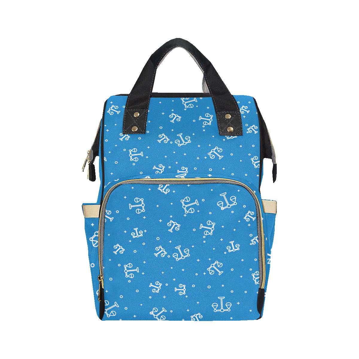 Libra Pattern Print Design 05 Diaper Bag Backpack