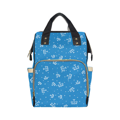 Libra Pattern Print Design 05 Diaper Bag Backpack