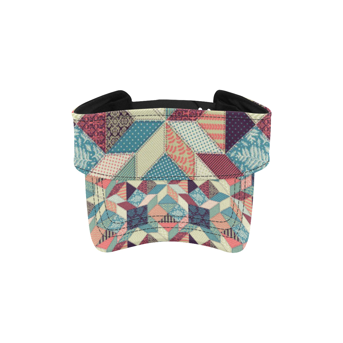 Patchwork Pattern Print Design 02 Unisex Sun Visor