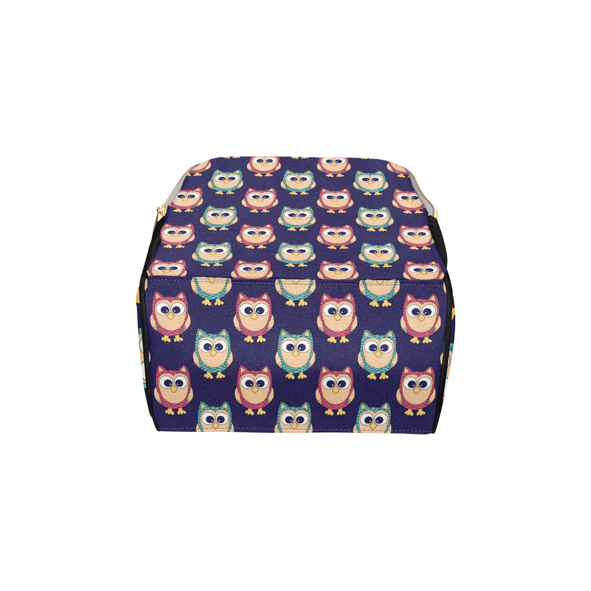 Owl Pattern Print Design A06 Diaper Bag Backpack