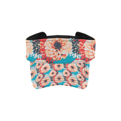Dahlia Pattern Print Design DH05 Unisex Sun Visor