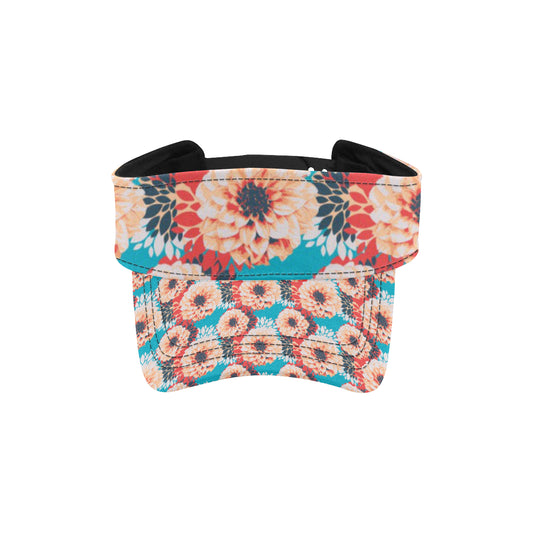 Dahlia Pattern Print Design DH05 Unisex Sun Visor
