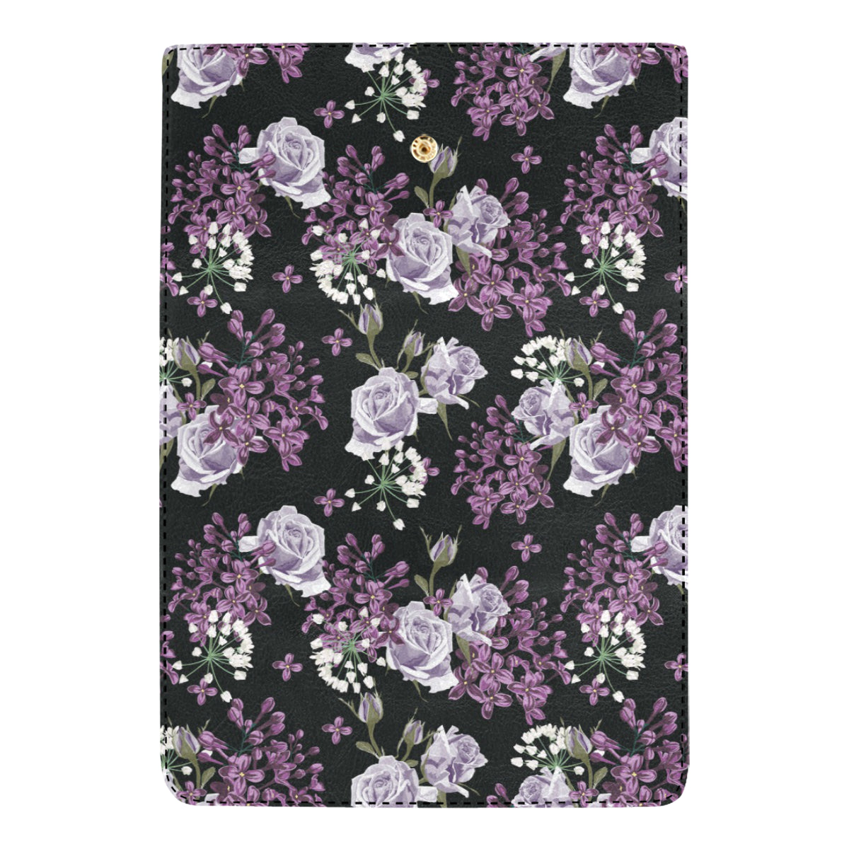 Lilac Pattern Print Design LI04 Women's Trifold Wallet