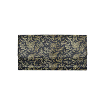 Brocade Pattern Print Design 04 Women's Trifold Wallet