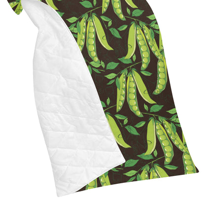 Peas Pattern Print Design A03 Premium Quilt