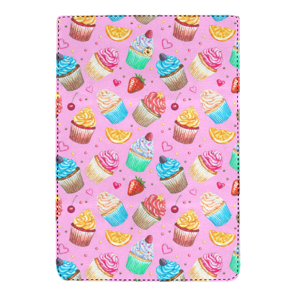 Cupcake Pattern Print Design CP05 Women's Trifold Wallet