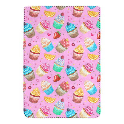 Cupcake Pattern Print Design CP05 Women's Trifold Wallet