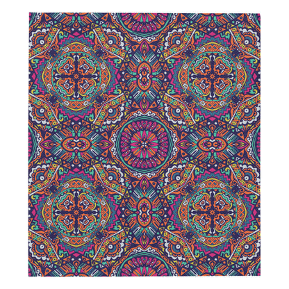 Boho Pattern Print Design 06 Premium Quilt