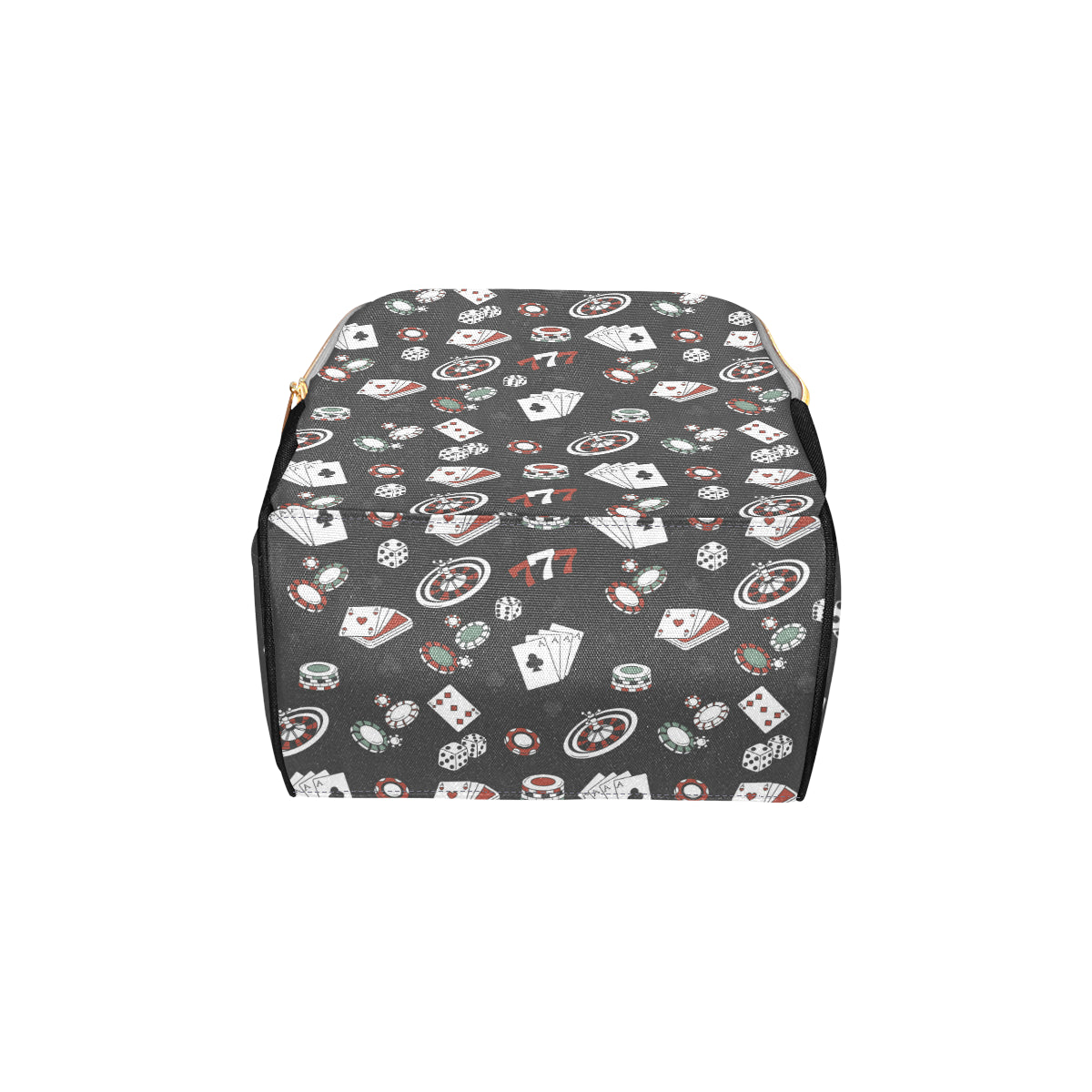 Casino Pattern Print Design 02 Diaper Bag Backpack